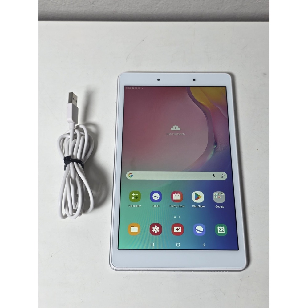 Samsung Galaxy Tab A 8.0 2019 SM-T290 32GB WiFi Tablet White Tested Works